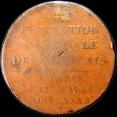 Reverse - France - 1790
