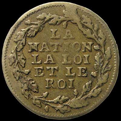 Reverse - France - 1791