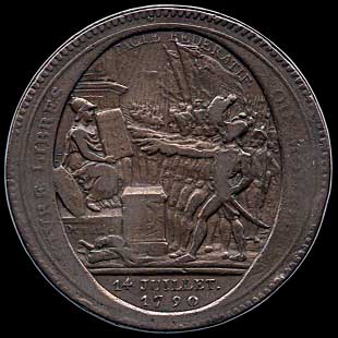 Obverse - France - Monneron Brothers token 5 sols
