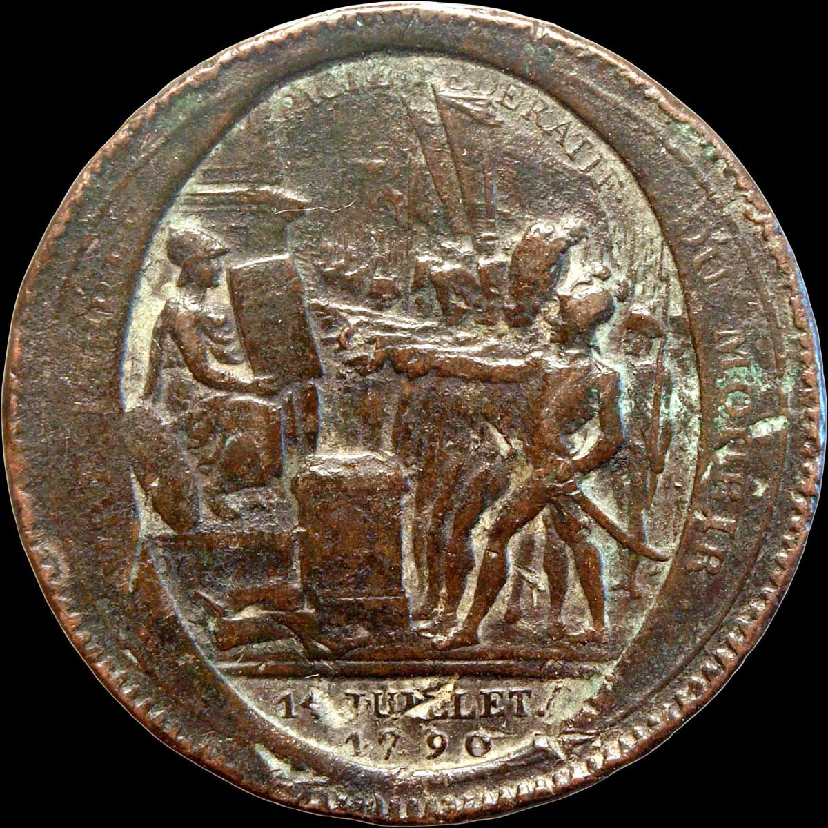 Obverse detail...