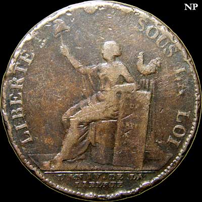 Obverse - France - 2 Sols - 1792