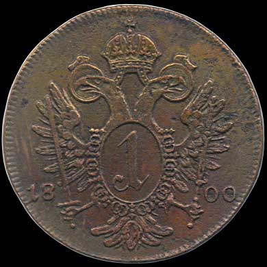 Reverse - Austria - 1 Kreutzer 1800