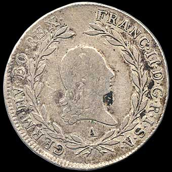 Obverse - Austria - 20 Kreuzer 1802