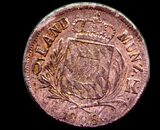 Reverse - Bavaria - 6 Kreuzer - 1808