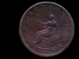 Reverse - Great Britain - 1 Penny - 1806