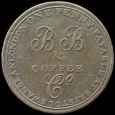 Obverse - Great Britain - 1 Penny Token - 1811