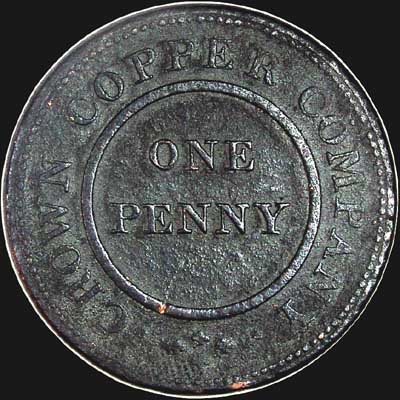 Reverse - Great Britain - 1 Penny Token - 1811