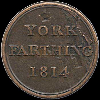 Reverse - Great Britain - 1/4 Penny - 1814