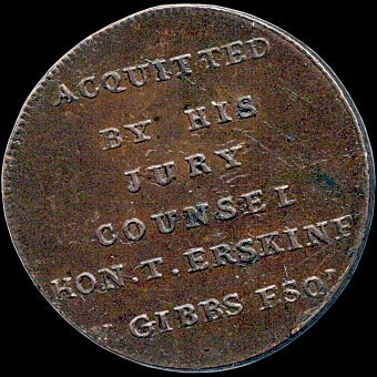 Reverse - Great Britain - 1/2 Penny - 1794