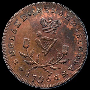 Reverse - Great Britain - 1796