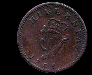 Reverse - Great Britain - 1 Farthing - 1806