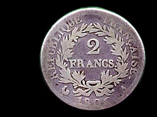 Reverse - France - 2 Francs - 1806