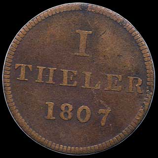 Obverse - 1 Theler - 1807