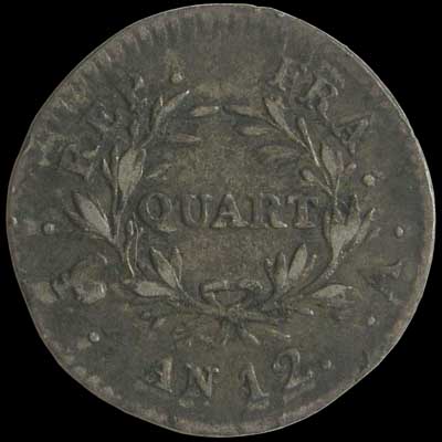 Reverse - France - Quart - 1804
