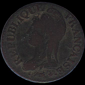 Obverse - France - 5 Centimes 1799