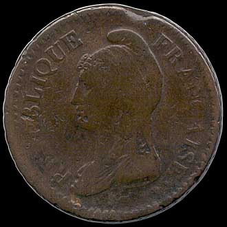 Obverse - France - 1 Decime - 1799