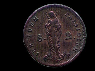 Reverse - Genoan Republic - 2 Soldi - 1814