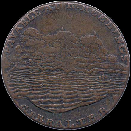 Reverse - Gibraltar - 1 Quart - 1802