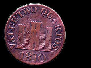 Obverse - Gibraltar - 2 Quarts - 1810
