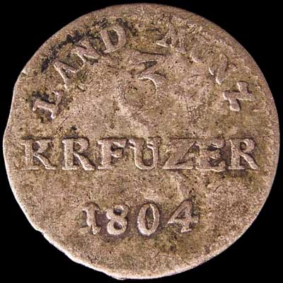 Reverse - Hesse-Darmstadt - 1804 - 3 Kreuzer