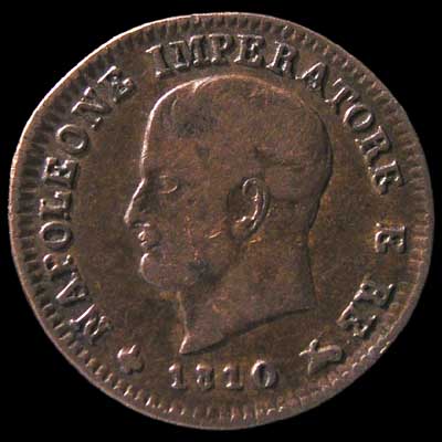 Obverse - Kingdom of Napoleon - 1 Centesimo (1810)