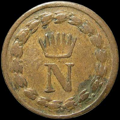 Obverse - Kingdom of Napoleon - 10 Centesimi (1811)