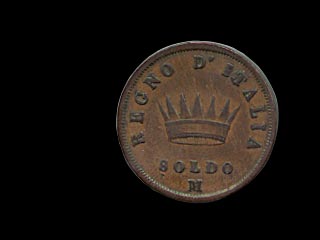 Reverse - Kingdom of Napoleon - 1 Soldo (1812)