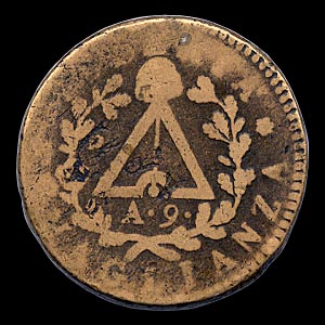 Reverse - Subalpine Republic 2 Soldi 1801