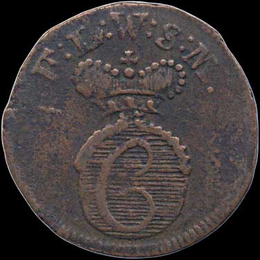 Obverse - Lowenstein - Wertheim - 1801 - 1 Pfenning