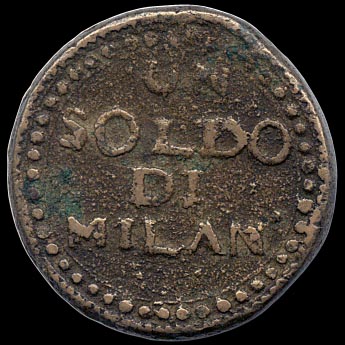 Reverse - Mantua - Soldo - 1799