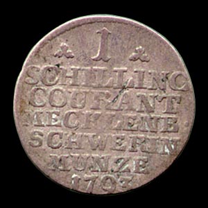 Reverse - Mecklenburg-Schwerin - 1 Schilling - 1793