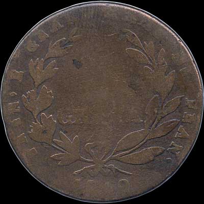 Reverse - Naples - 3 Grana - 1810