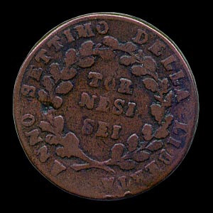 Reverse - Repubblica Napolitaine - 6 Tornesi - 1799