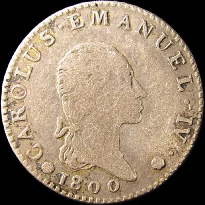 Obverse - Sardinia - 7.6 Soldi - 1800