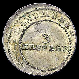 Reverse - Saxe-Hildburghausen 1815 3 Kreuzer