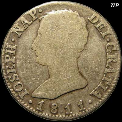 Obverse - Spain - 4 Reales 1811