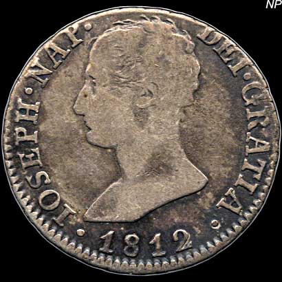 Obverse - Spain - 4 Reales 1812