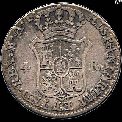 Reverse - Spain - 4 Reales 1812