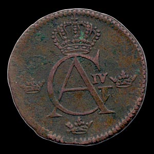 Obverse - Sweden - 1/4 Skilling 1802
