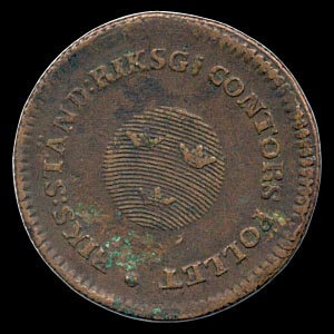 Obverse - Sweden - 1/2 Skilling 1802