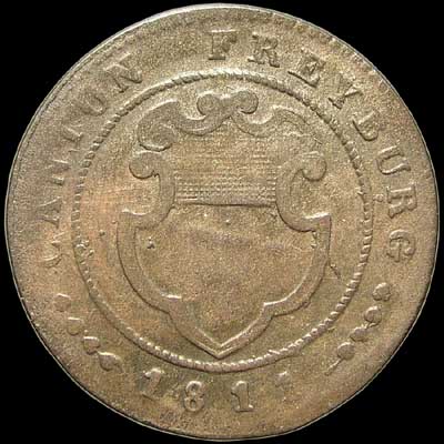 Obverse - Swiss - 1/2 Batzen - 1811