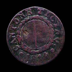 Obverse - Swiss - 3 Denari - 1814