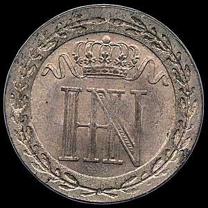 Obverse - Westphalia - 20 Centimes - 1810