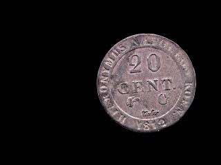 Reverse - Westphalia - 20 Centimes - 1812