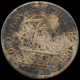 Obverse - Wurttemberg - 6 Kreuzer - 1806