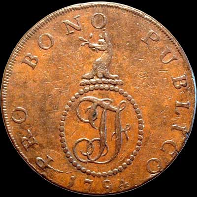 Reverse - Great Britain - 1794