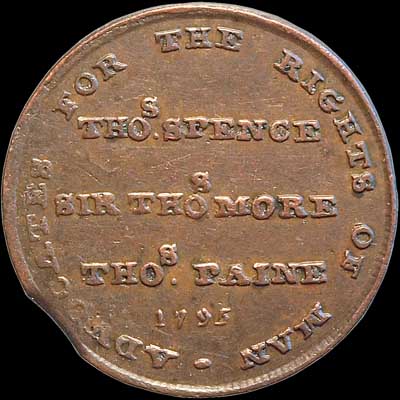 Obverse - Great Britain - Farthing - 1795