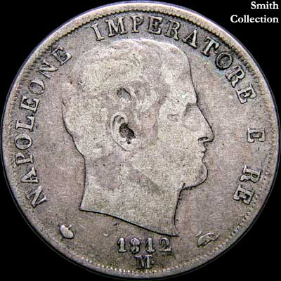 Obverse - Kingdom of Napoleon - 2 Lire (1812)