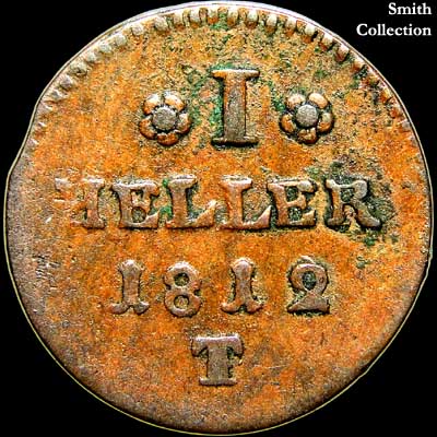 1 Heller - Reverse 1812