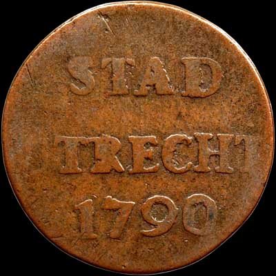 Reverse - Netherlands - Duit - 1790
